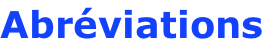 Abréviations